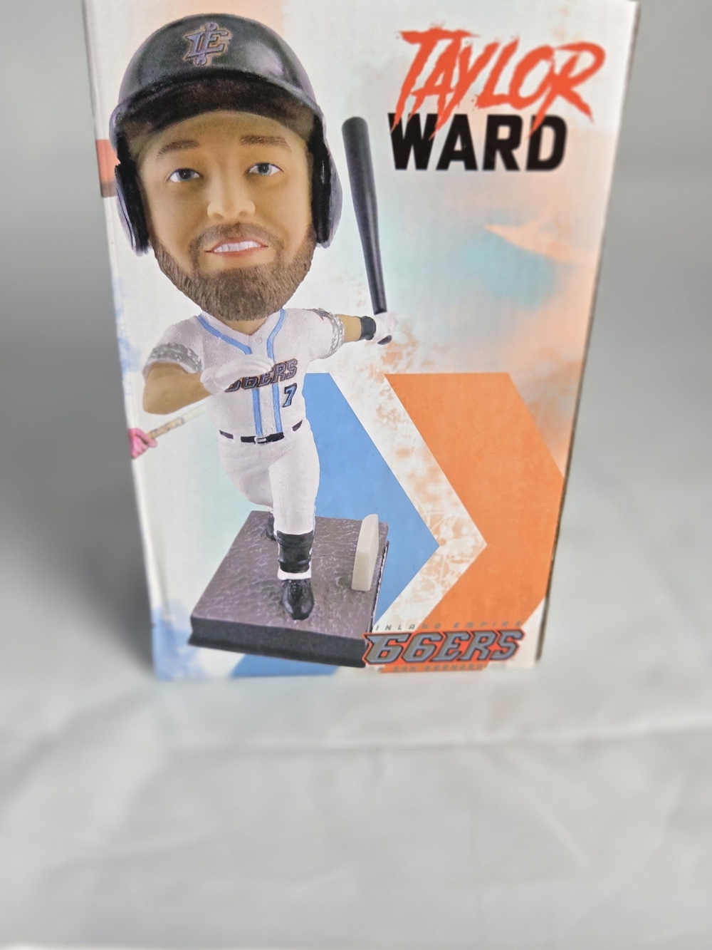 Taylor Ward Bobblehead Box - Orange, Blue, White